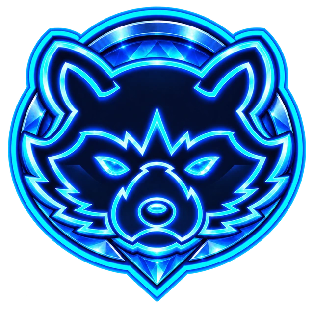 SleepyHub raccoon emblem